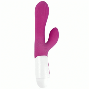 Silikongörd Happy vibrator med elegant design för varierad stimulering
