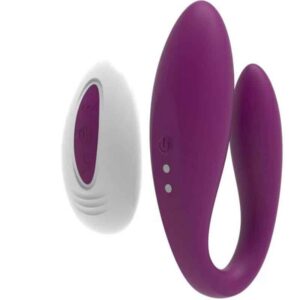 Fjärrstyrd Kitty Vibrator för par med dubbla motorer