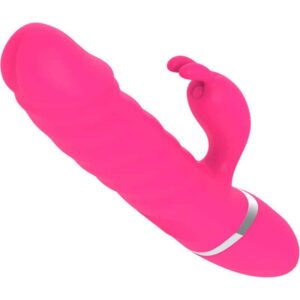 Nasty multifunktionell rabbitvibrator med thrusting och värmefunktion