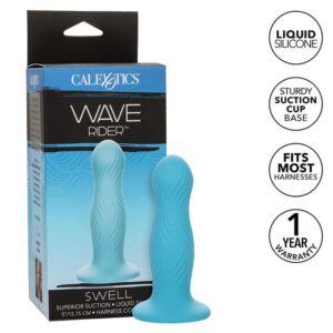 Ripplad analplugg Wave Rider Swell med ergonomisk form