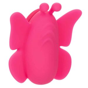 Diskret trosvibrator The Flutter Vibe med magnetfäste i neondesign