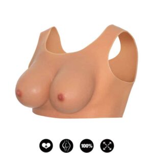 Realistisk Alter Ego Wearable E-Cup bröstprotese för cross-dressing