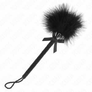 Kink wand tickler 25 cm med nylon-rep för bondagespel