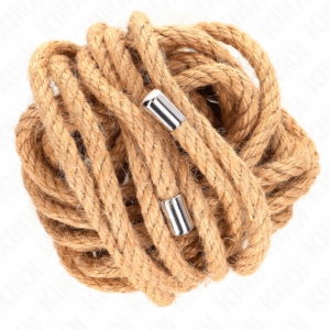 KINK Hamparep 5 meter av naturlig hampa för bondage och bindningar