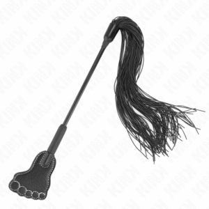 Fotformad paddle med integrerad tassel whip, 31 cm långt impact-tillbehör för parlek