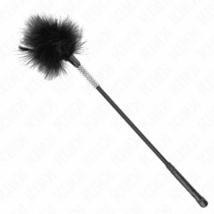 Tickle Feathers fjäderduster 50 cm med rhinestones
