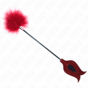 Tickle Feathers & Rose Paddle – dubbel piska med mjuka fjädrar och rosformad paddle