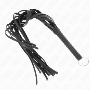 Bondage-piska Whip with Ring 65 cm med ring-grip