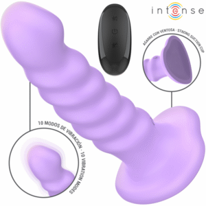 Medelstor spiralformad vibrator Brenda M i lila med ergonomisk design