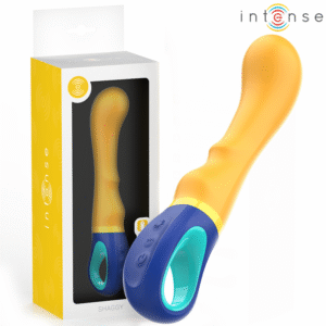SHAGGY G-punktsvibrator i gult med ergonomisk kurvformad design