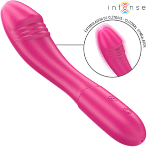 Belinda flexibel vibrator 19 cm i ljus färg med böjlig design