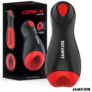 Automatisk masturbator JAMYJOB CORE-X med sug- och vibrationsfunktion
