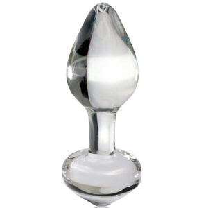 Icicles No. 44 analplugg i handblåst glas med elegant finish