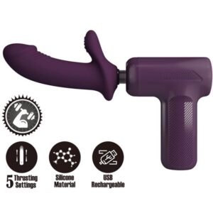 DJ Scholar Massager, kraftfull massageenhet med utbytbart huvud
