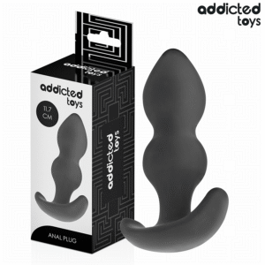 Analplugg av medicinsk silikon med kula-formad design, 11,7 cm