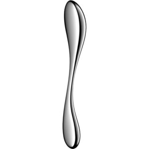 Metalldildo Star Force 3 i glansande rostfritt stål med klassisk form