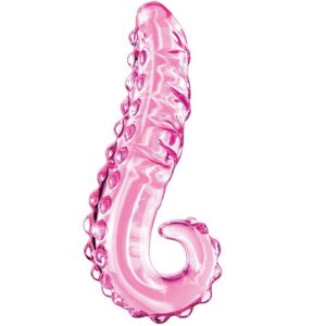 Glasmassagestav Icicles No. 24 handblåst i klart glas