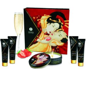 Secret Geisha Kit med fem produkter för romantisk sensorisk utforskning