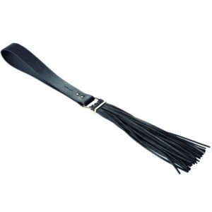 Svart Tassle Flogger Maze med tasslar för diskret bruk