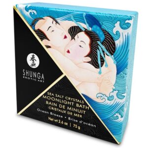 Oceania badsalt 75 gram – azurblå doftad badprodukt med havsmotiv