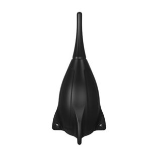 Hydro Rocket analdusch i svart med ergonomisk form för dusch