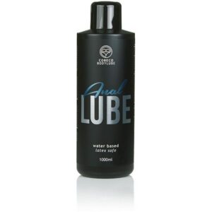 Flaska med Cobeco Anal Lube vattenbaserat glidmedel, 1000 ml förpackning