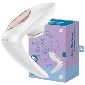 Lufttrycksvibrator Pro 4 Couples med tryckvågor och vibrationsfunktion för par