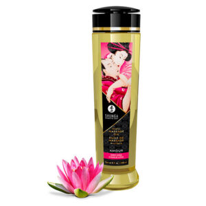 Flaska Amour Massageolja 240 ml med orientalisk lotus-doft
