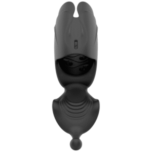 Jamyjob Head Stroker masturbator i gel-silikon med dubbla vibratorer
