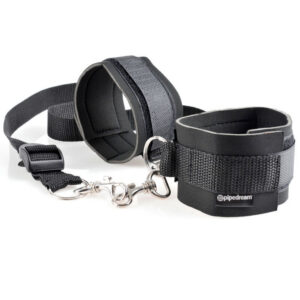 BDSM Cuff and Tether Set med justerbara bojor och spännband