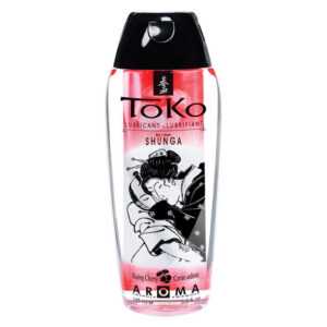 Vattenbaserat glidmedel Toko Aroma Blazing Cherry 165 ml flaska med körsbärssmak