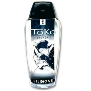 Flaska med silikonbaserat glidmedel Toko 165 ml