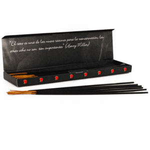 Tentación Erotic pheromone incense förpackning med exotisk mangodoft