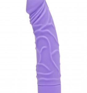 Get Real silikon vibrator 20 cm Lila med ergonomisk form och 7 vibrationslägen