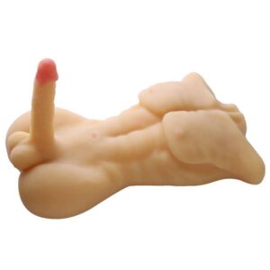 Himisth realistisk masturbator i hudfärgad design, 19,8 cm x 5 cm
