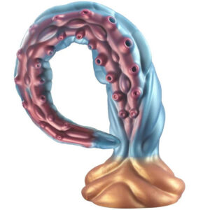 Tentakel dildo 50 cm i flexibel silikon med detaljerad struktur