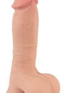 Realistisk dildo 20 cm med detaljerad hudkänsla och mjuk ytstruktur