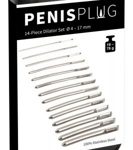 14-delars dilatorsats för gradvis träning med slät, rundad design