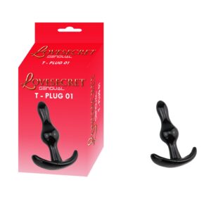 T-Plug 01 buttplug 8,5 cm i flexibelt material med avsmalnande form