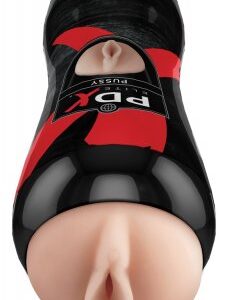 PDX Elite realistisk lösvagina med texturerad insida och inbyggd mini-vibrator