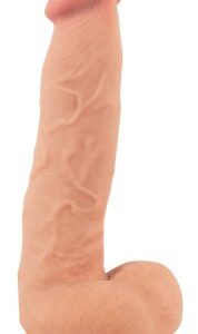Nature Skin 25 cm dildo med anatomiska detaljer och naturtrogen design