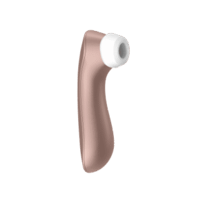 Satisfyer Pro 2+ lufttrycksvibrator som kombinerar tryck- och vibrationsstimulation