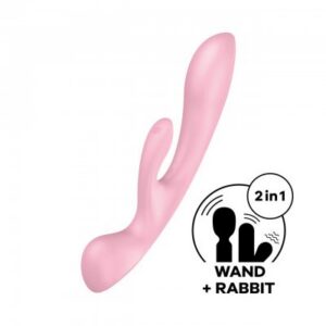 Rabbitstav Triple Oh med tre motorer för klitoris- och G-punktsstimulans