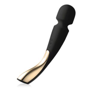 LELO Smart Wand 2 Large-vibrator i elegant design med gulddetaljer