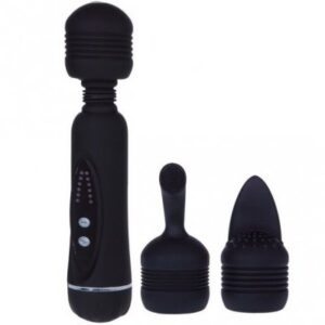 Power Wand Flirtation vibrerande massagestav med rundat huvud och ergonomiskt handtag