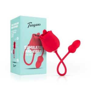 Teazers Rose vibrator med två motorer för kombinerad stimulans