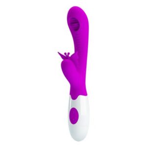 Pretty Love Moth rabbitvibrator för G-punkt och klitorisstimulans – böjd design