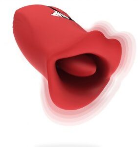 The Kisser klitorisstimulator med realistisk design och rörliga läppar
