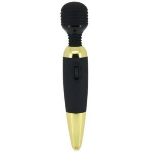 Stark Wand 25 cm massagevibrator med mjukt huvud och vridkontroll
