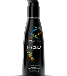 Flaska Wicked Hybrid 120ml silkeslent glidmedel hybridformula